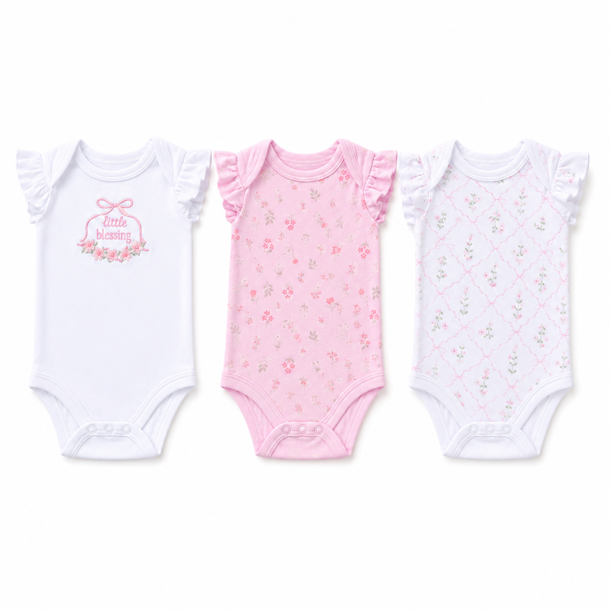 Kit de 3 bodys